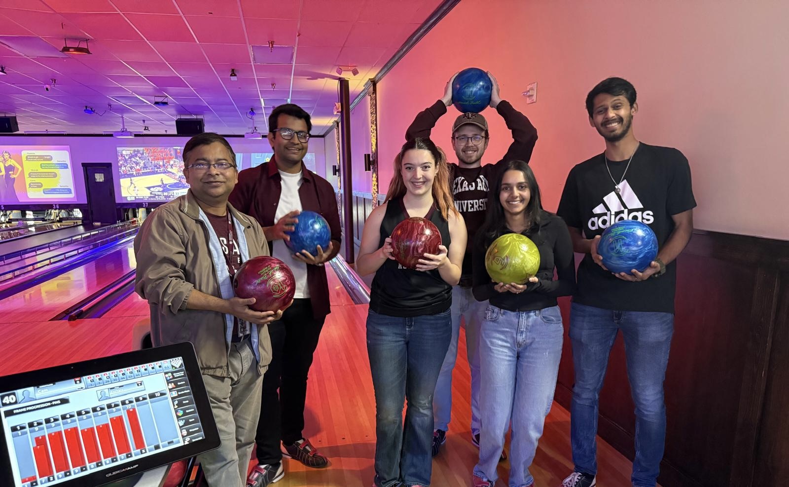 Lab bowling social